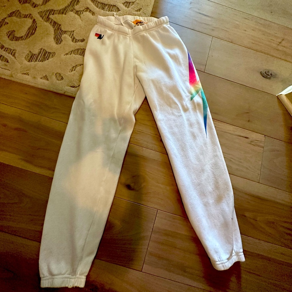 Aviator Nation White sweatpants